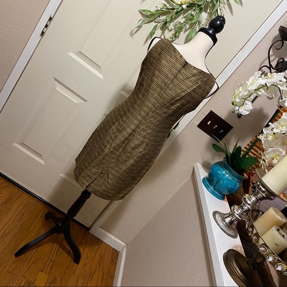 Vintage LoisSnyder Dani Max Petite Rust Midi Dress - Picture 10 of 12